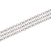 Anti-Tarnish Rhodium Plated 925 Sterling Silver Rolo Chains STER-WH0011-05P-1