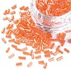 Transparent Colours Luster Glass Bugle Beads SEED-N005-001-A11-1