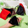 10Pcs Velvet Jewelry Drawstring Storage Pouches ABAG-TA0001-31B-7