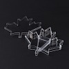 4 Grids Transparent Plastic Box CON-B009-02-3