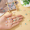 30Pcs 1 Colors Transparent Acrylic Bead Caps OACR-TA0004-43-6