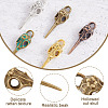 70Pcs 5 Colors Tibetan Style Alloy Pendants FIND-PH0009-19-4