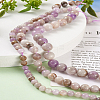 Yilisi 3Strands 3 Style Natural Amethyst Beads Strands G-YS0001-14-22