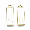 Alloy Enamel Pendants ENAM-T012-01H-RS-2