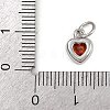 Brass with Cubic Zirconia Pendants KK-A269-67B-P-3