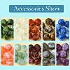 10 Colors 80Pcs Two-tone Opaque Acrylic Beads FIND-FS0002-68-2