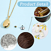 Teardrop 201 Stainless Steel Memorial Urn Ashes Pendant Necklaces DIY-CN0003-40G-6