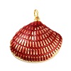 Real 18K Gold Plated Rack Plating Brass Enamel Pendants KK-M293-32G-01-1