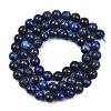 Dyed Natural Grade AA Lapis Lazuli Round Bead Strands X-G-M290-6mm-AA-3