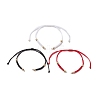 3 Colors Braided Nylon Cord Sets for DIY Bracelet Making AJEW-JB01241-1