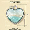 Zinc Alloy with Resin Charms RE-OY001-10P-2