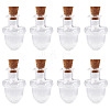 10Pcs Clear Glass Wishing Bottles AJEW-TA0002-85C-3