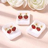 304 Stainless Steel Stud Earrings EJEW-F396-02C-G-1