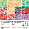 96G 12 Styles Handmade Polymer Clay Cabochons CLAY-SC0001-89-2