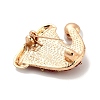 Christmas Alloy Rhinestone Lapel Pins for Backpack Clothes LS-JEWB-C052-02KCG-3