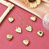 7Pcs 7 Styles Brass Micro Pave Clear Cubic Zirconia Locket Pendants FIND-CJ0005-08-6
