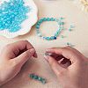 DIY Cat Eye Round Beads Bracelets Making Kit DIY-SZ0007-33-6