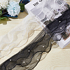   2Pcs 2 Colors Three Layer Organza Lace Trim Fabric DIY-PH0021-43-4