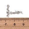 Brass Micro Pave Cubic Zirconia Charms KK-C253-06P-3