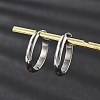 201 Stainless Steel Hoop Earrings EJEW-P304-15A-P-2