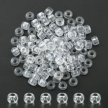 Transparent Acrylic European Beads MACR-YW0002-17A