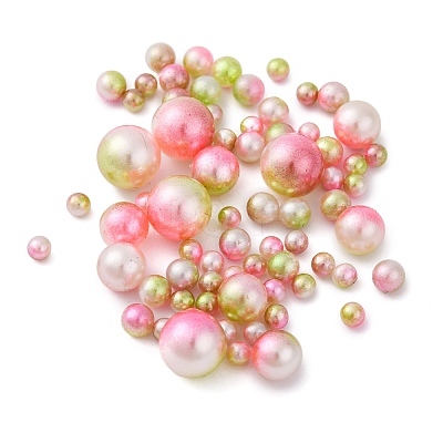 Imitation Pearl Acrylic Beads OACR-PH0001-06A-WH-1