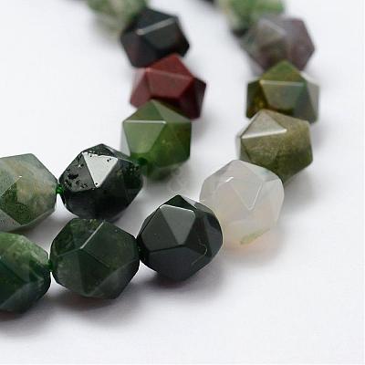 Natural Indian Agate Beads Strands G-K184-02-1