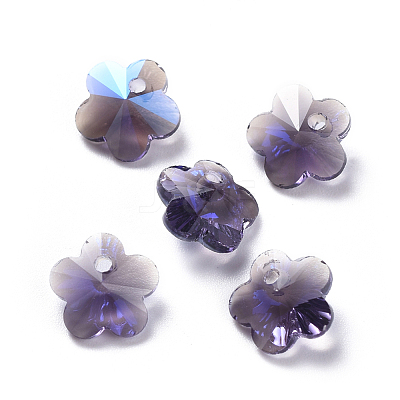 Glass Rhinestone Charms RGLA-L020-A-204MO-1