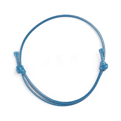 Korean Waxed Polyester Cord Bracelet Making AJEW-JB00011-13-1