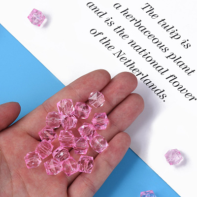 Transparent Acrylic Beads MACR-S373-132-B07-1