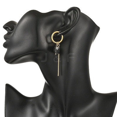 202 Stainless Steel Huggie Hoop Earrings EJEW-JE07392-01-1