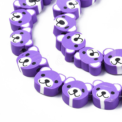Handmade Polymer Clay Bead Strands CLAY-S096-004-01D-1