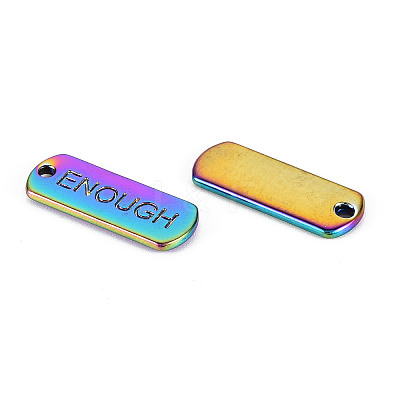 Rainbow Color Alloy Charms PALLOY-S180-246-NR-1