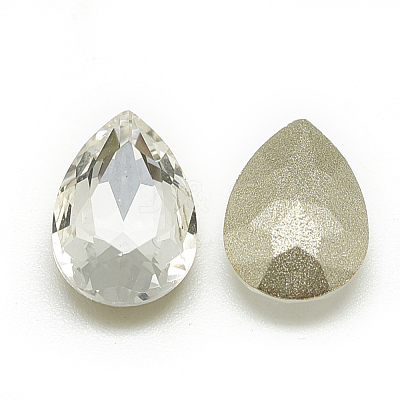 DIY Pointed Back K9 Glass Rhinestone Cabochons RGLA-T052-6x8mm-02-1