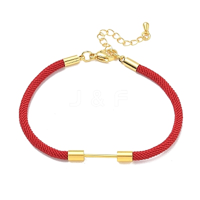 Nylon Cord Bracelet Making KK-CBACFA2-01G-35-1