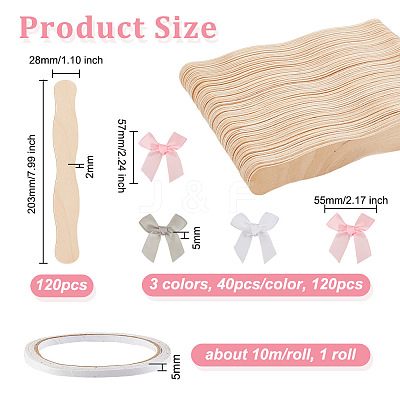 DIY Hand Held Parlor Fans Making Kit DIY-OC0010-80-1