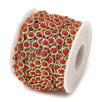 Brass Dapped Chains CHC-K016-01G-01-1