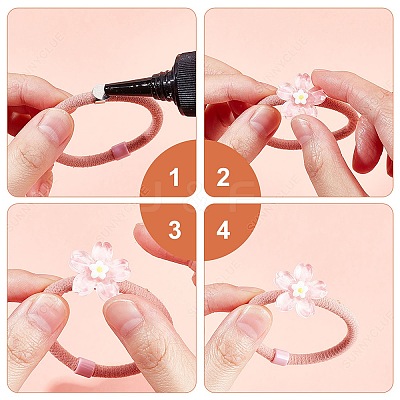 60Pcs 3 Styles Transparent Resin Cabochons CRES-SC0002-49-1