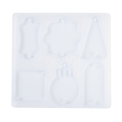 Geometric Tag Bag Keychain Silicone Mold SIMO-S001-05G-1