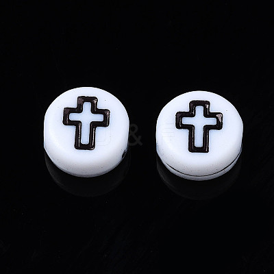 Opaque Acrylic Beads SACR-S273-48-1