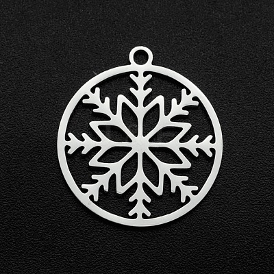 Non-Tarnish Christmas 201 Stainless Steel Pendants STAS-R111-JA693-1