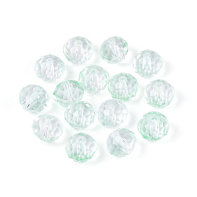 Baking Paint Transparent Glass Beads X1-GLAA-N011-10mm-07-1