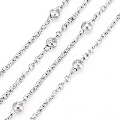 Tarnish Resistant 304 Stainless Steel Cable Chains CHS-L017-11B-1