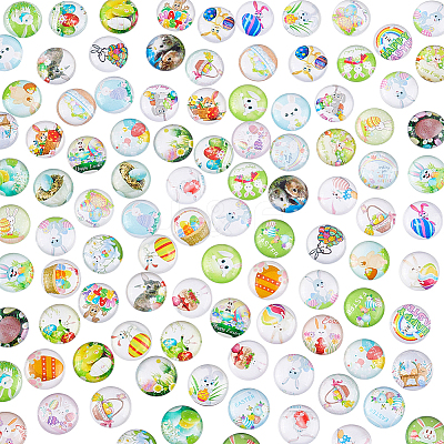 1 Bag Glass Cabochons GGLA-PH0001-42A-1