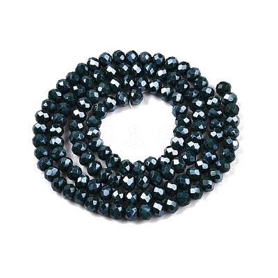 Electroplate Glass Beads Strands EGLA-A044-P3mm-A12-1