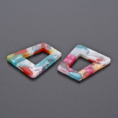 Cellulose Acetate(Resin) Pendants KY-N015-020-01-1