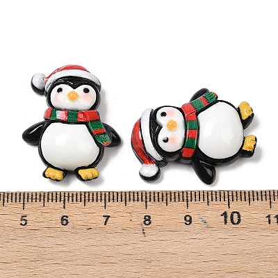 Christmas Opaque Resin Cabochons CRES-Z015-01D-1