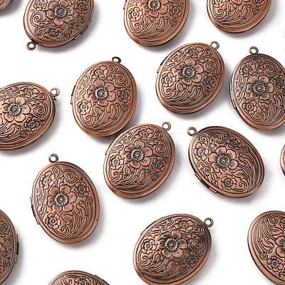 Brass Locket Pendants ECF133-2R-1