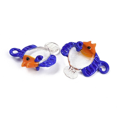 Handmade Lampwork Pendants LAMP-I029-13C-1