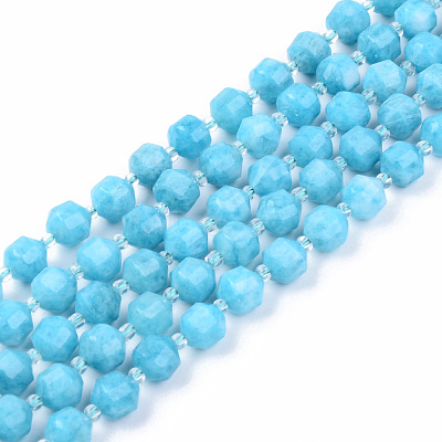 Natural Quartz Beads Strands X-G-R482-09-8mm-1-1